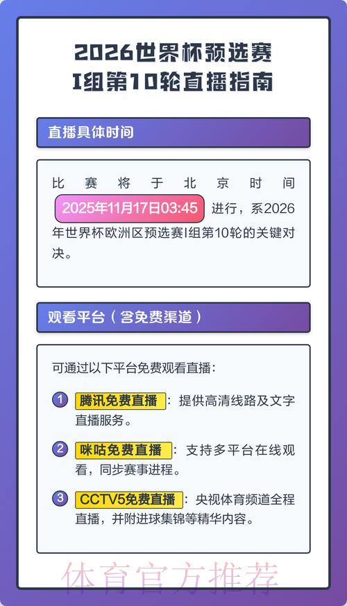 2026年世界杯观看指南：最全直播平台盘点推荐