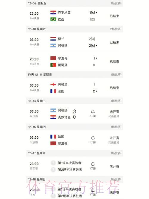 世界杯赛事比分官方解析 世界杯赛事比分官方解析